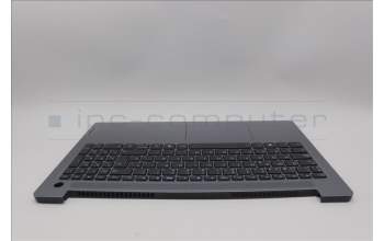 Lenovo 5CB1N95282 C-Cover with keyboard, Spanish, Arctic Grey, Backlight, Fingerprint, UK