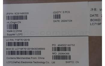 Lenovo 5CB1N95328 Tastatur inkl. Topcase ASM_FRA L 83E6FP AB BL