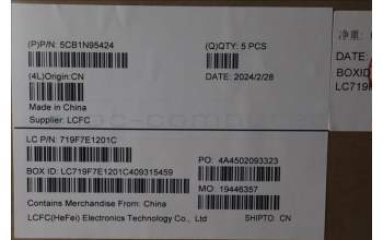 Lenovo 5CB1N95424 Tastatur inkl. Topcase ASM_RUS L 83E6AG NBL