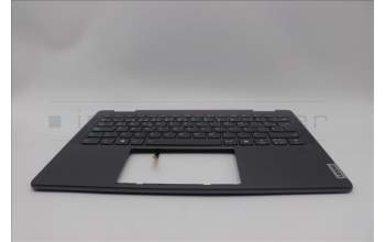Lenovo 5CB1N95771 C-Cover with keyboard, Spanish, Storm Grey, FingerPrint, UK