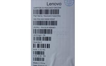 Lenovo 5CB1N95801 Tastatur inkl. TopcaseASM SLV H83DK NFP SG