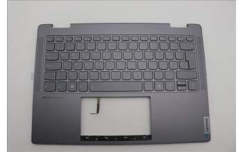 Lenovo 5CB1N95801 C-Cover with keyboard, Slovenian, Storm Grey, Non-FingerPrint, UK
