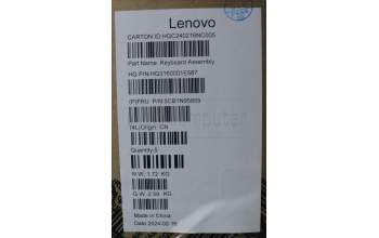 Lenovo 5CB1N95809 Tastatur inkl. Topcase englisch H83DK NFP SG