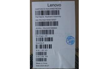 Lenovo 5CB1N96844 C-Cover with keyboard, Arabic, Storm Grey, Non-FingerPrint, US
