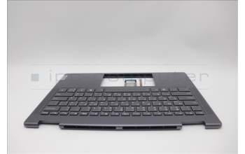 Lenovo 5CB1N96844 C-Cover with keyboard, Arabic, Storm Grey, Non-FingerPrint, US