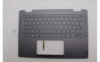 Lenovo 5CB1N96845 C-Cover with keyboard, French, Storm Grey, Non-Fingerprint, US
