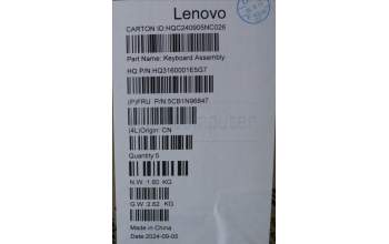 Lenovo 5CB1N96847 Tastatur inkl. TopcaseASM UKR H83DK NFP SG