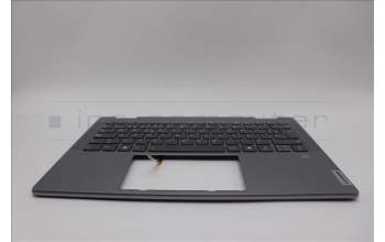 Lenovo 5CB1N96863 C-Cover with keyboard, Spanish, Arctic Grey, FingerPrint, UK