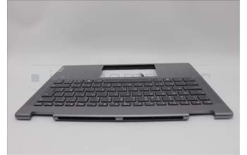 Lenovo 5CB1N96868 C-Cover with keyboard, UK English, Arctic Grey, FingerPrint, UK