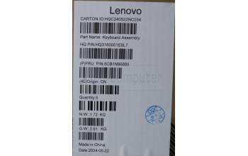 Lenovo 5CB1N96885 Tastatur inkl. TopcaseASM HUN H83DK NFP ARG
