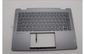 Lenovo 5CB1N96886 C-Cover with keyboard, Hebrew, Arctic Grey, Non-FingerPrint, US