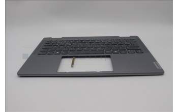 Lenovo 5CB1N96888 C-Cover with keyboard, German, Arctic Grey, Non-FingerPrint, UK