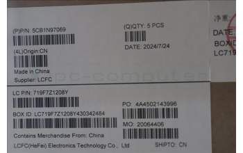 Lenovo 5CB1N97069 Tastatur inkl. Topcase ASM_FRA L 83E7FP AG BL