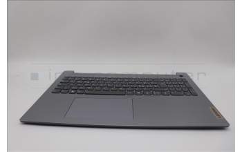 Lenovo 5CB1N97077 C-Cover with keyboard, Italian, Arctic Grey, Backlight, Fingerprint, UK