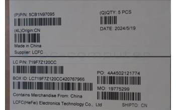 Lenovo 5CB1N97095 Tastatur inkl. Topcase ASM_BEL L 83E7NFP AG BL