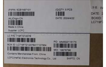 Lenovo 5CB1N97101 Tastatur inkl. Topcase ASM_FRA L 83E7NFP AG BL