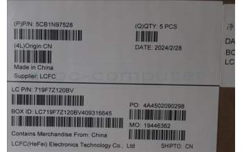 Lenovo 5CB1N97528 Tastatur inkl. Topcase ASM_RUS L 83E7AGNBL