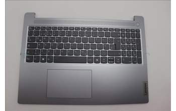 Lenovo 5CB1N97530 C-Cover with keyboard, German, Arctic Grey, Non-Backlight, UK