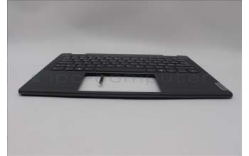 Lenovo 5CB1N97618 C-Cover with keyboard, Nordic, Storm Grey, FingerPrint, UK