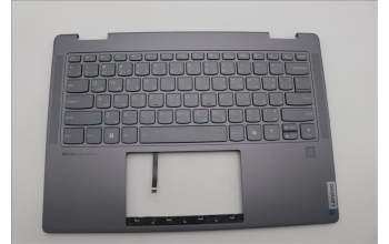 Lenovo 5CB1N97634 C-Cover with keyboard, Arabic, Storm Grey, Fingerprint, US