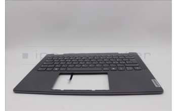 Lenovo 5CB1N97642 C-Cover with keyboard, Italian, Storm Grey, Non-FingerPrint, UK