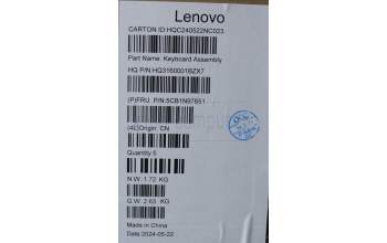 Lenovo 5CB1N97651 Tastatur inkl. TopcaseASM RUS H83DJ NFP SG