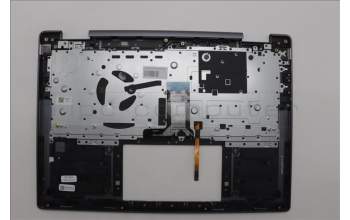 Lenovo 5CB1N97664 C-Cover with keyboard, Belgian, Storm Grey, Non-FingerPrint, UK