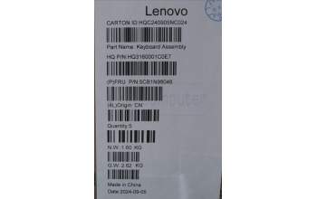 Lenovo 5CB1N98046 Tastatur inkl. TopcaseASM UKR H83DJ NFP SG
