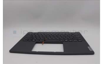 Lenovo 5CB1N98046 C-Cover with keyboard, Ukraine, Storm Grey, Non-FingerPrint, US