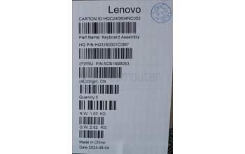 Lenovo 5CB1N98053 C-Cover with keyboard, Hungarian, Tidal Teal, Non-FingerPrint, UK