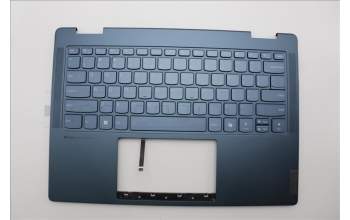 Lenovo 5CB1P00298 C-Cover with keyboard, US English Euro, Tidal Teal, Non-FingerPrint, US