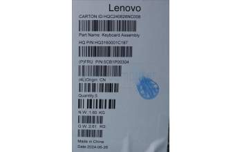 Lenovo 5CB1P00304 Tastatur inkl. TopcaseASM ARA H83DJ NFP TT