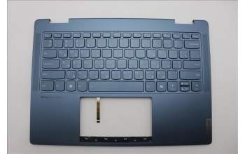 Lenovo 5CB1P00307 C-Cover with keyboard, Ukraine, Tidal Teal, Non-FingerPrint, US