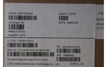 Lenovo 5CB1P00329 C-Cover with keyboard, Nordic, Luna Grey, UK