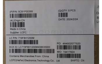 Lenovo 5CB1P00368 C-Cover with keyboard,Turkish,Cosmic Blue