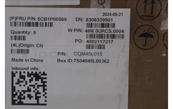 Lenovo 5CB1P00569 C-Cover with keyboard,Russian,Luna Grey,Backlight