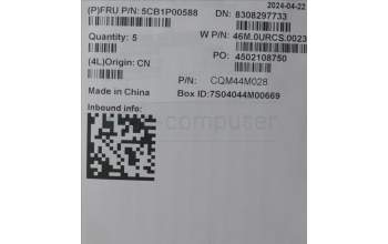 Lenovo 5CB1P00588 Tastatur inkl. Topcase ASM_USA ENG W21MX LG BL