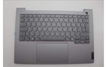 Lenovo 5CB1P00819 C-Cover with keyboard, French, Arctic Grey, Backlight, US