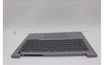 Lenovo 5CB1P00824 C-Cover with keyboard, Hebrew, Arctic Grey, Backlight, US