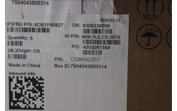 Lenovo 5CB1P00827 Tastatur inkl. Topcase ASM_ITA W21MR AG BL H