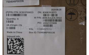 Lenovo 5CB1P00833 Tastatur inkl. Topcase ASM_RUS W21MR AG BL H