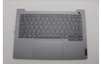 Lenovo 5CB1P00834 C-Cover with keyboard, Slovenian, Arctic Grey, Backlight, UK