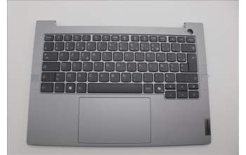 Lenovo 5CB1P00850 C-Cover with keyboard, French, Arctic Grey, US