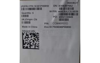 Lenovo 5CB1P00850 C-Cover with keyboard, French, Arctic Grey, US