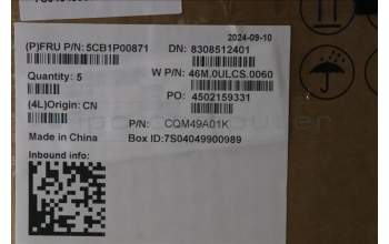 Lenovo 5CB1P00871 Tastatur inkl. Topcase ASM_UK W21MR AG H