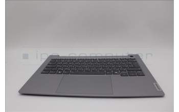 Lenovo 5CB1P00876 C-Cover with keyboard, Bulgarian, Arctic Grey, Backlight, UK
