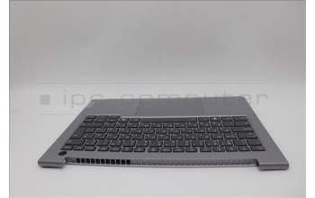 Lenovo 5CB1P00876 C-Cover with keyboard, Bulgarian, Arctic Grey, Backlight, UK