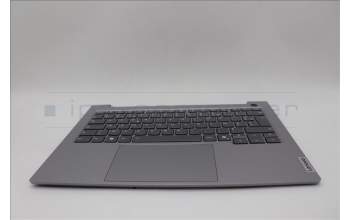 Lenovo 5CB1P00880 C-Cover with keyboard, French, Arctic Grey, Backlight, US