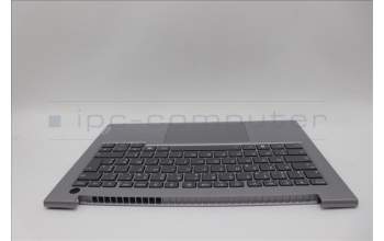Lenovo 5CB1P00880 C-Cover with keyboard, French, Arctic Grey, Backlight, US
