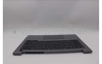 Lenovo 5CB1P00881 C-Cover with keyboard, French Arabic, Arctic Grey, Backlight, UK